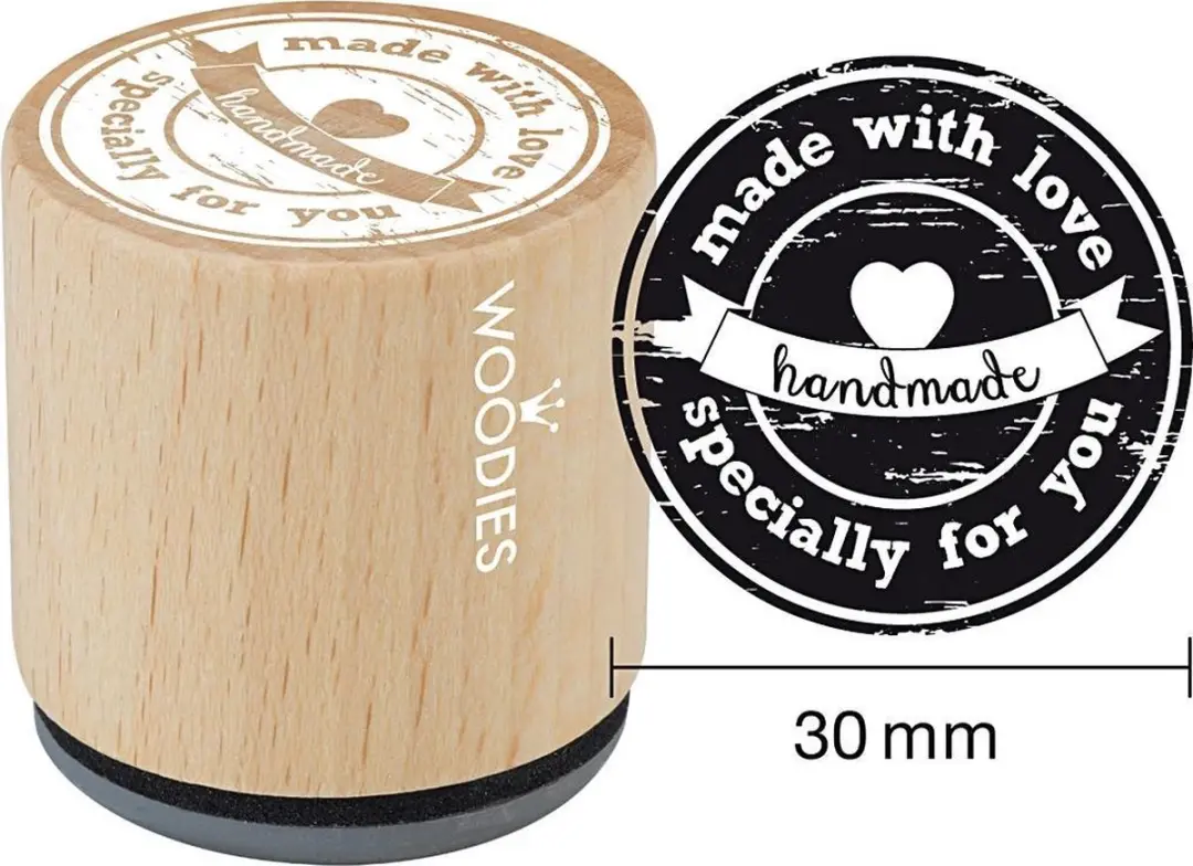 Woodies Houten Stempel Ø30mm