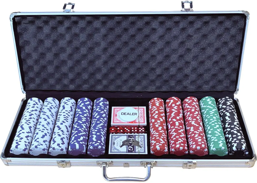 Buffalo Pokerset Koffer Aluminium 500 Chips