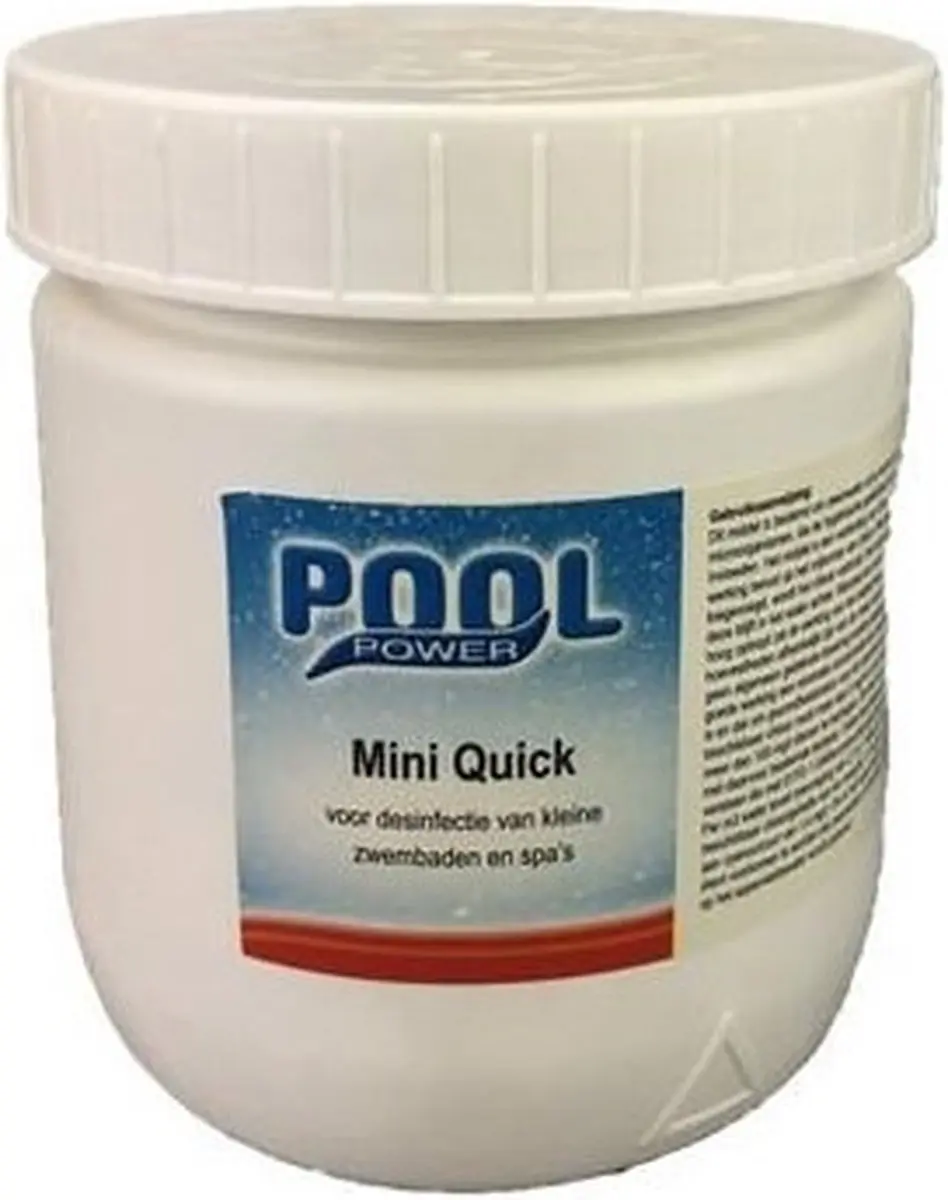 Pool Power Mini Quick Desinfectiemiddel 180 tabletten - afbeelding 6 van 6