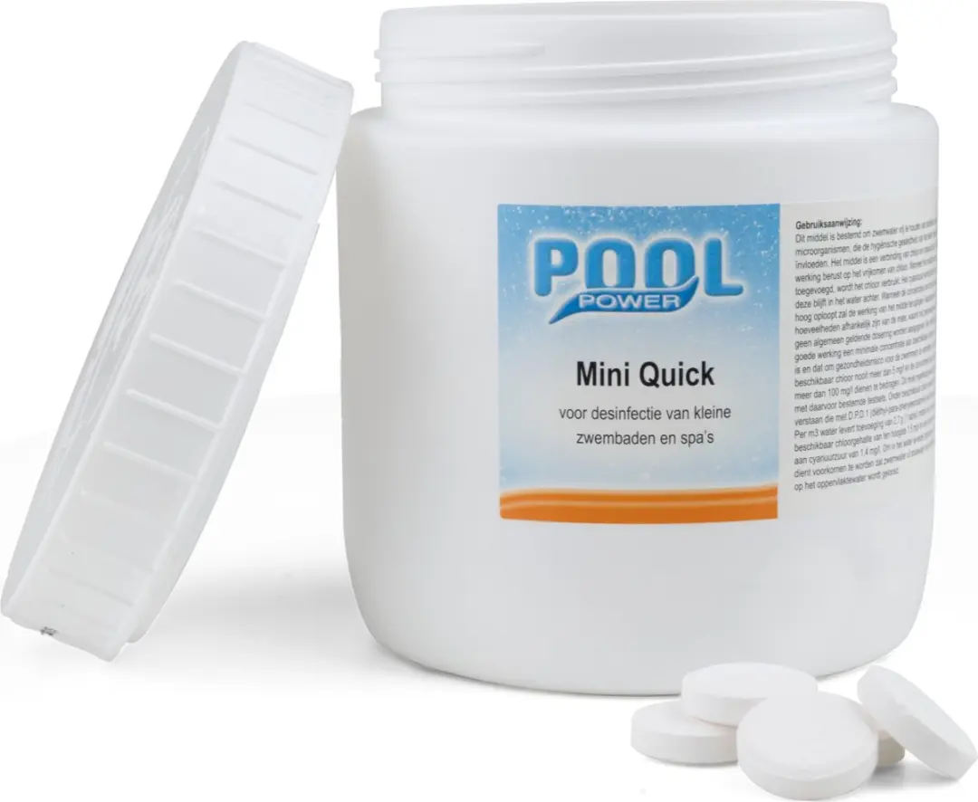 Pool Power Mini Quick Desinfectiemiddel 180 tabletten