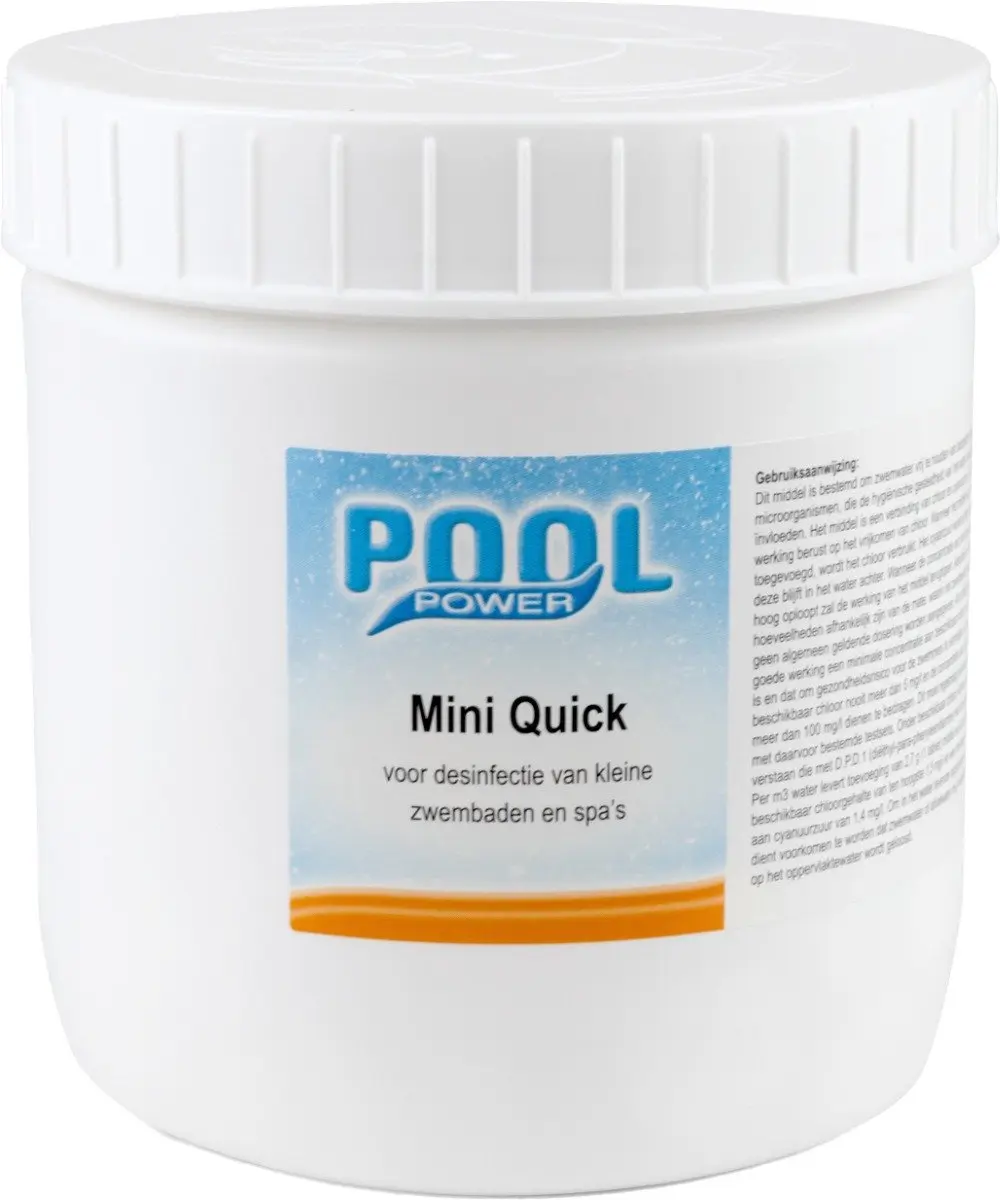 Pool Power Mini Quick Desinfectiemiddel 180 tabletten