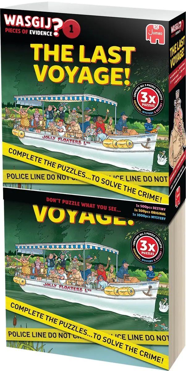 Wasgij Pieces of Evidence 1 The Last Voyage! - 2000 Stuks Puzzel - Meerkleurig