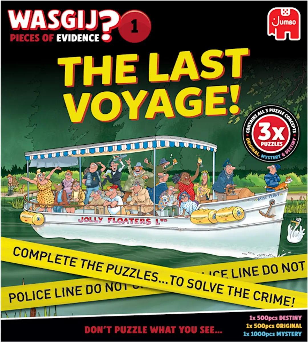 Wasgij Pieces of Evidence 1 The Last Voyage! - 2000 Stuks Puzzel - Meerkleurig