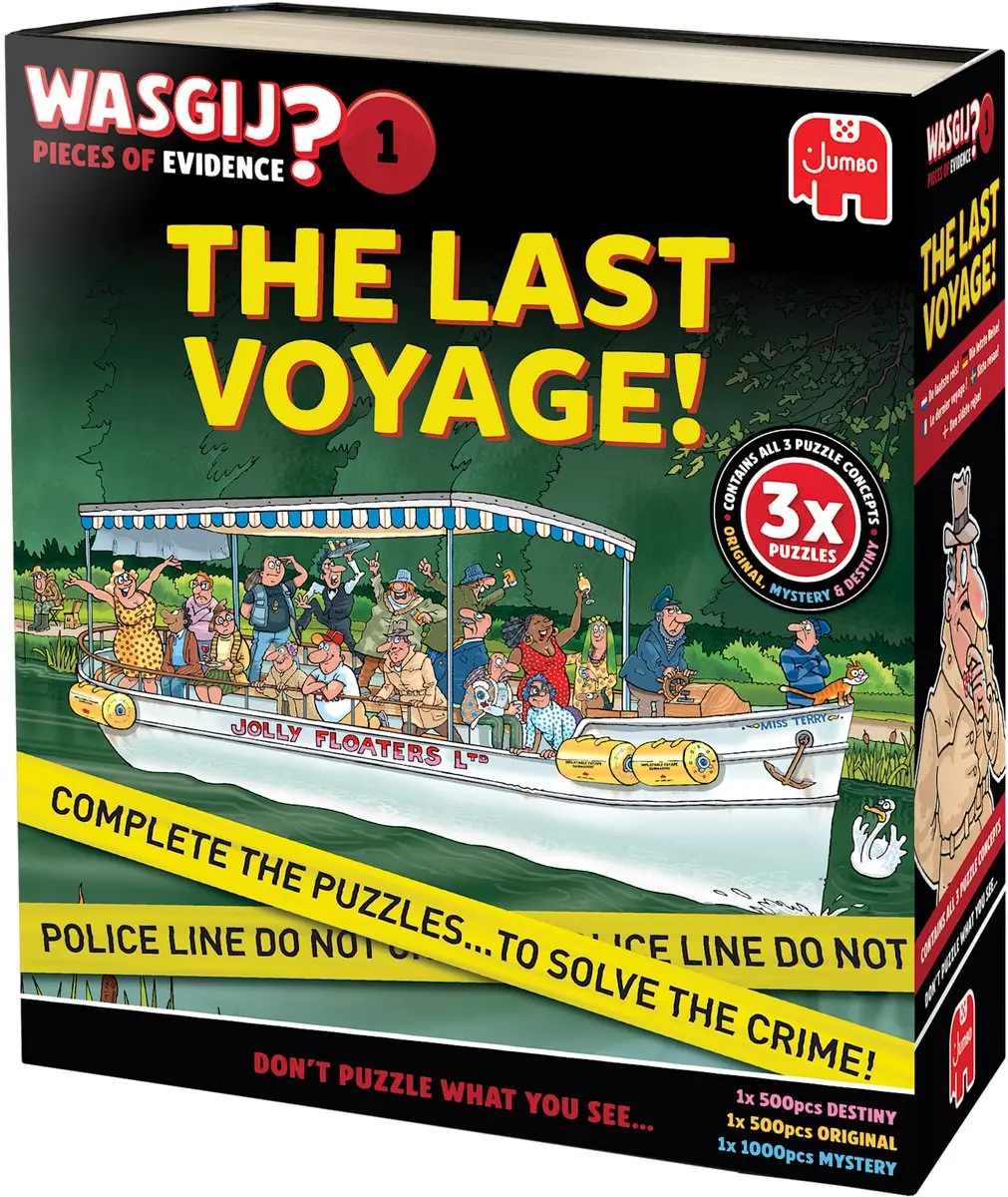 Wasgij Pieces of Evidence 1 The Last Voyage! - 2000 Stuks Puzzel - Meerkleurig