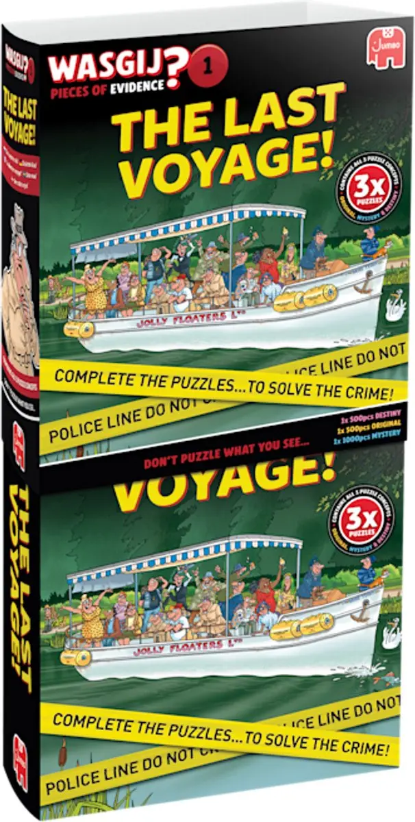 Wasgij Pieces of Evidence 1 The Last Voyage! - 2000 Stuks Puzzel - Meerkleurig