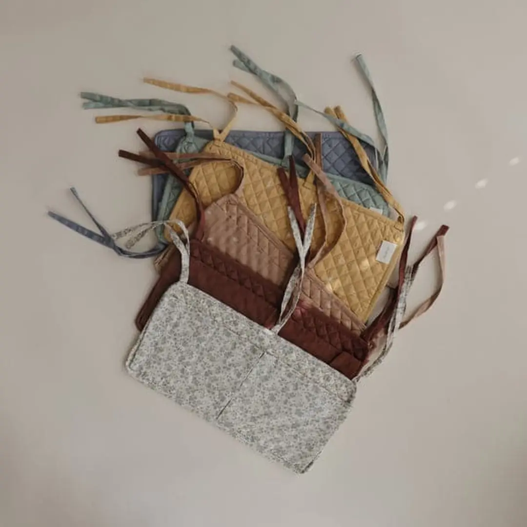 Mushie Opbergzak Crib Pocket Tradewinds