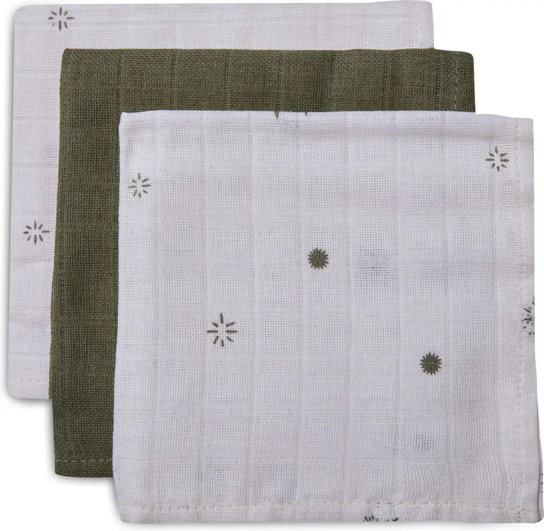 Jollein Hydrofiel Monddoekje Stargaze Leaf Green