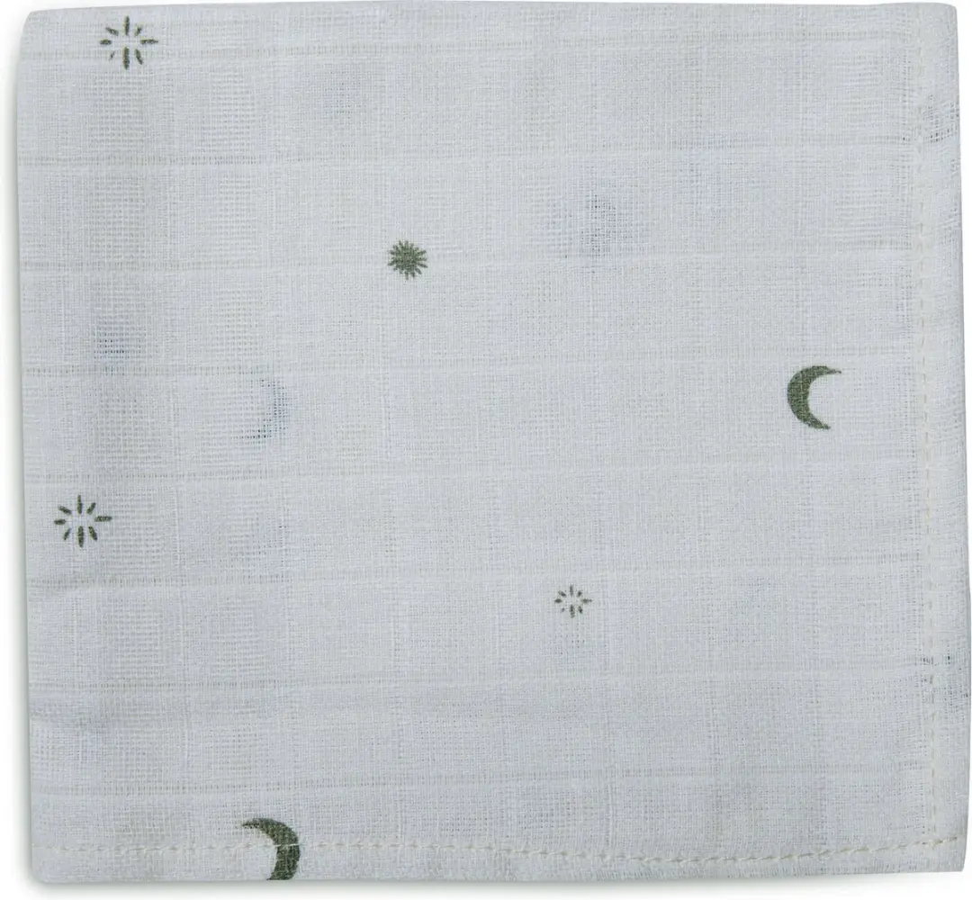 Jollein Hydrofiel Monddoekje Stargaze Leaf Green - 3 Stuks