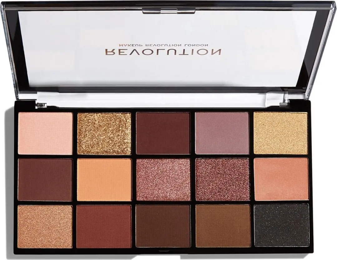 Makeup Revolution ReLoaded Palette Velvet Rose - 15 Kleuren