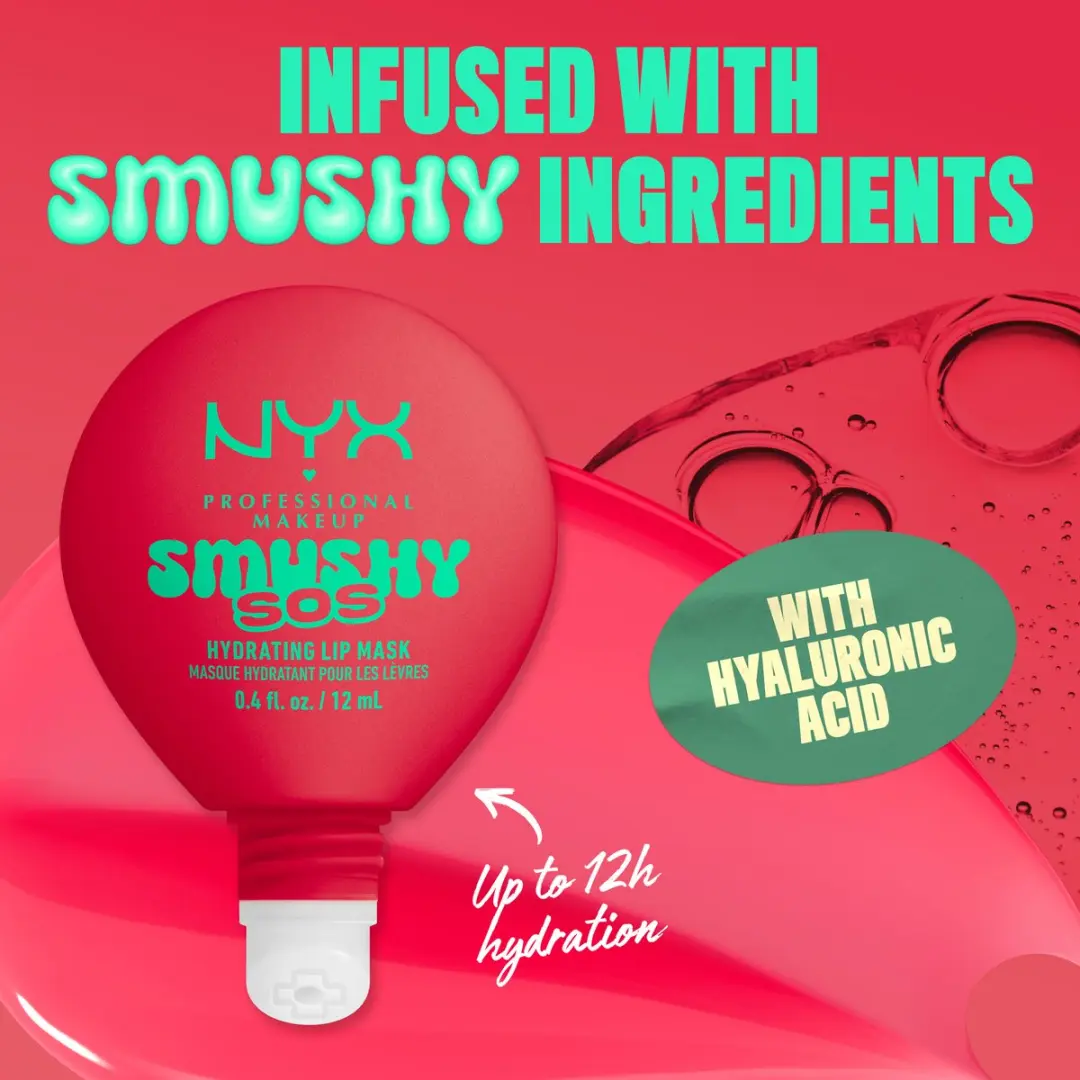 NYX Professional Makeup Smushy SOS Lipmasker Red Y 2 Chill - 12ml