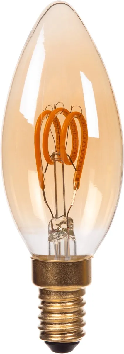 Lucide C35 LED Filamentlamp 3W 2200K - E14 - Amber