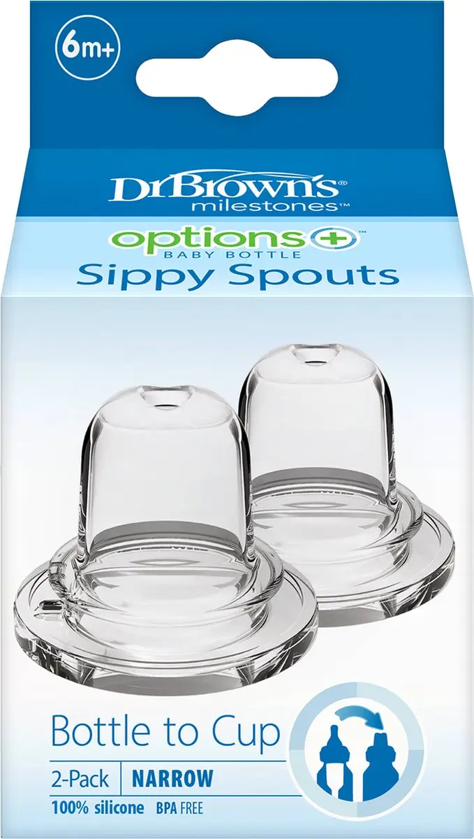 Dr. Brown's Options+ SR210-P4 Sippy Spout - 2 Stuks