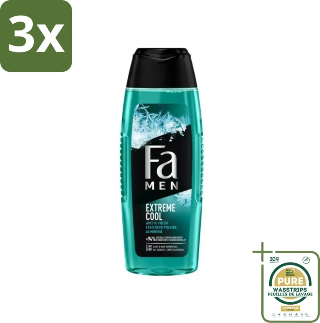 Fa Men Extreme Cool Douchegel & Shampoo 250ml