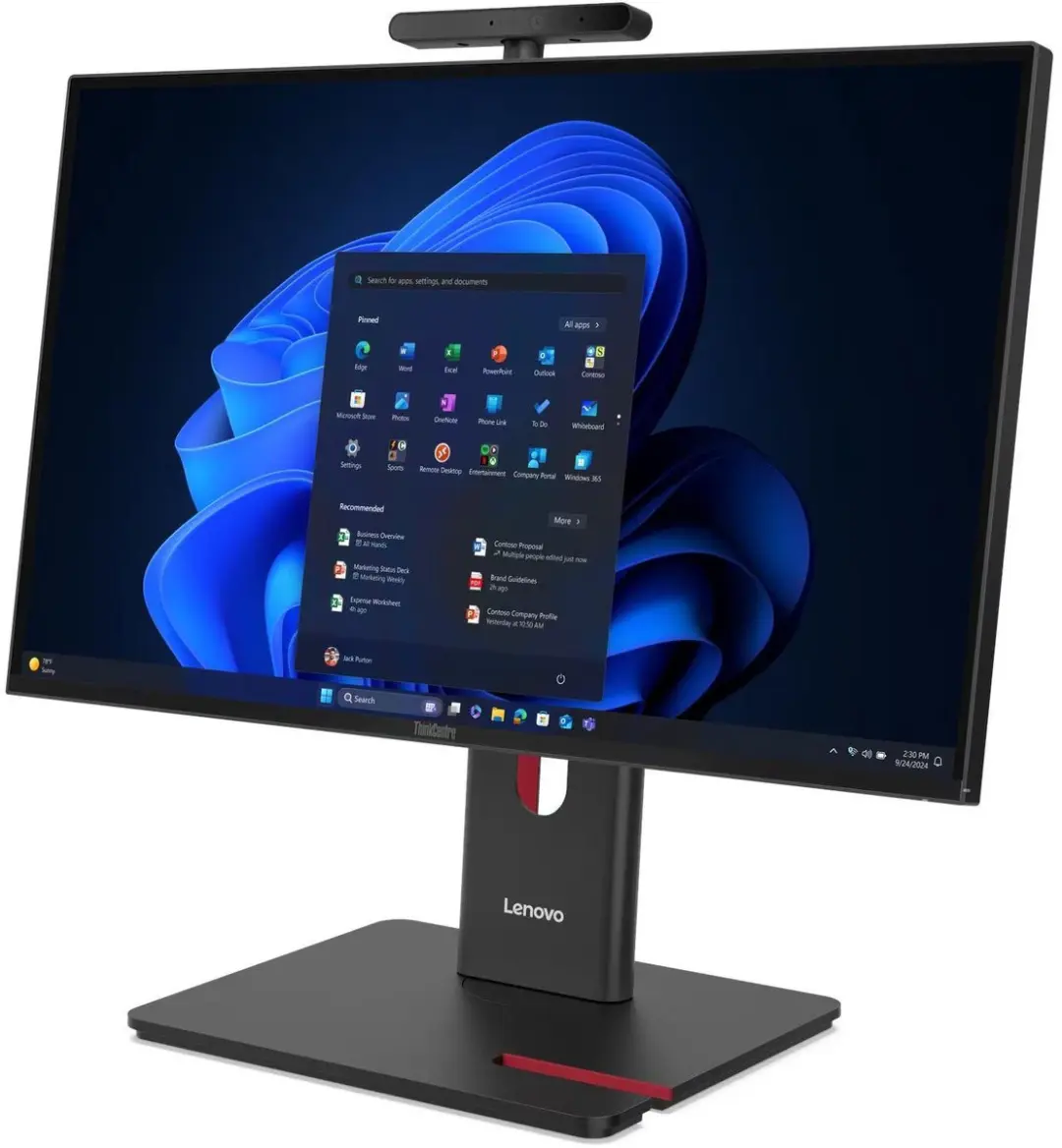 Lenovo ThinkCentre M90A G6 All-In-One - Core Ultra 7 265 - 32GB 1TB SSD Zwart