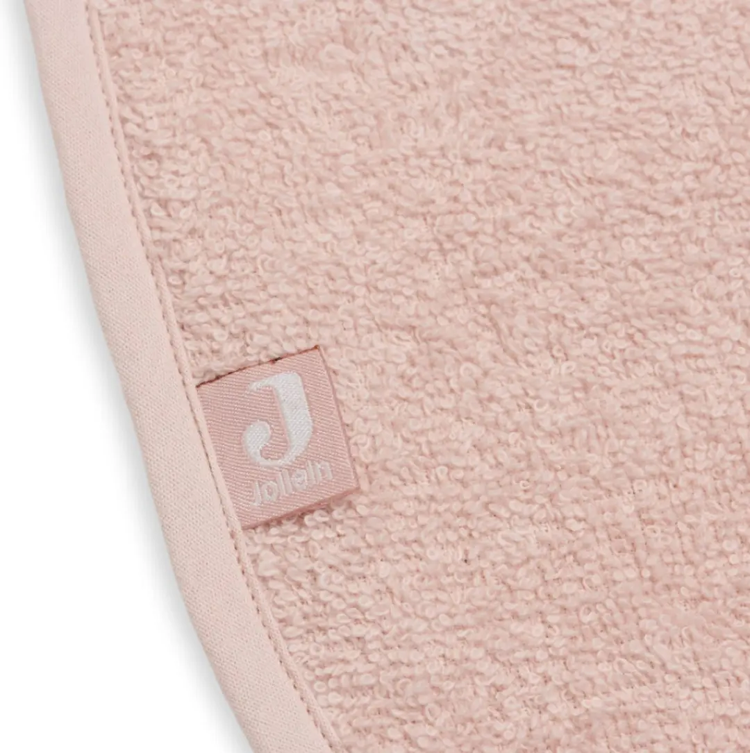 Jollein Badstof Slabbetje Pale Pink - Met Naam
