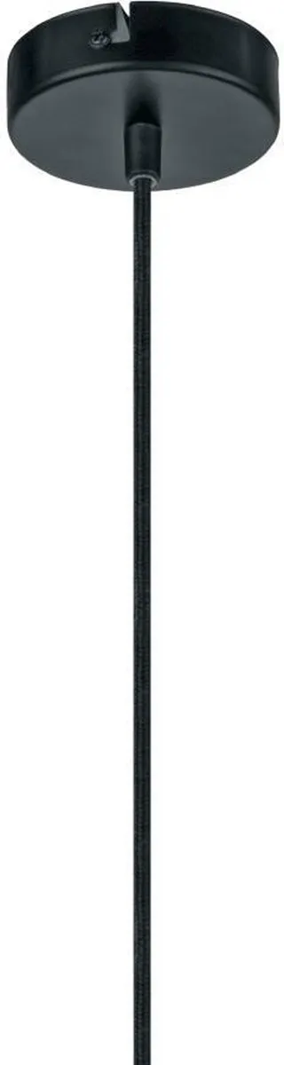 Eglo Vintage Embleton Hanglamp - 1 Lichtpunt - Ø46cm - Zwart/Wit