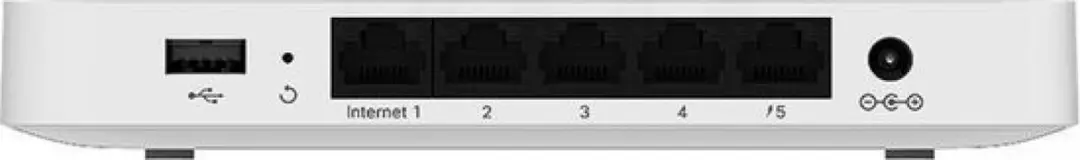 Cisco Meraki Go GX20 Security Gateway - 1 WAN 5 LAN Poorten - Wit