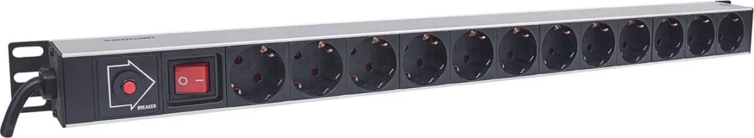 Intellinet 714044 Power Strip PDU - 12x Schuko - Zwart