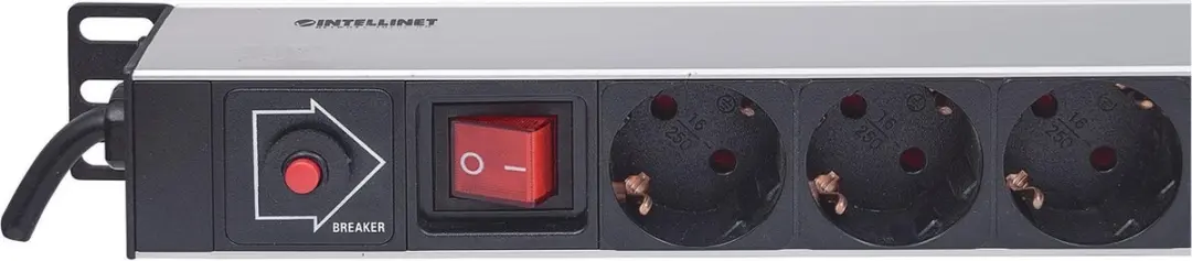 Intellinet 714044 Power Strip PDU - 12x Schuko - Zwart