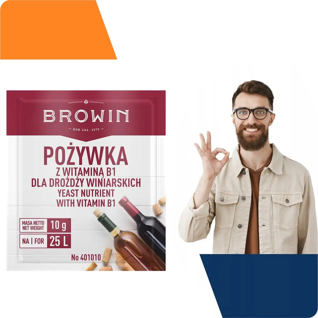 Browin S-Preparaten Wijn Voedingsstof Vitamine B1 10g