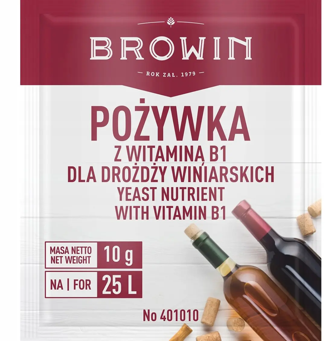 Browin S-Preparaten Wijn Voedingsstof Vitamine B1 10g