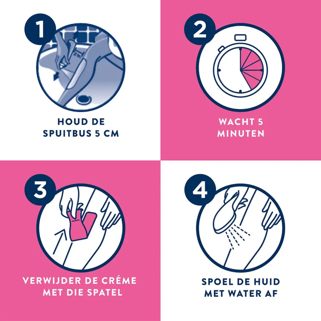 Veet Expert Ontharingsspray Gevoelige Huid - 150ml x6