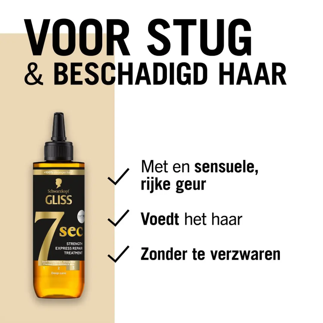 Gliss Oil Nutritive 7 Sec Express Haarmasker - 6x200ml