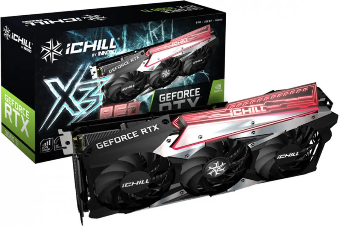 INNO3D GeForce RTX 3060 Ti iCHILL X3 RED LHR 8GB