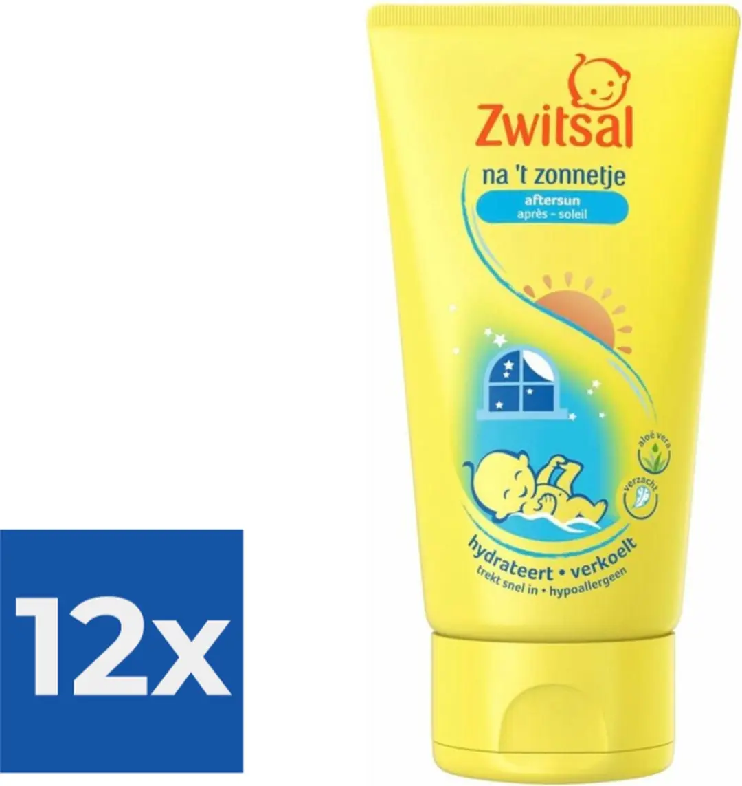 Zwitsal Na't Zonnetje Aftersun Lotion 150ml - 12 Stuks