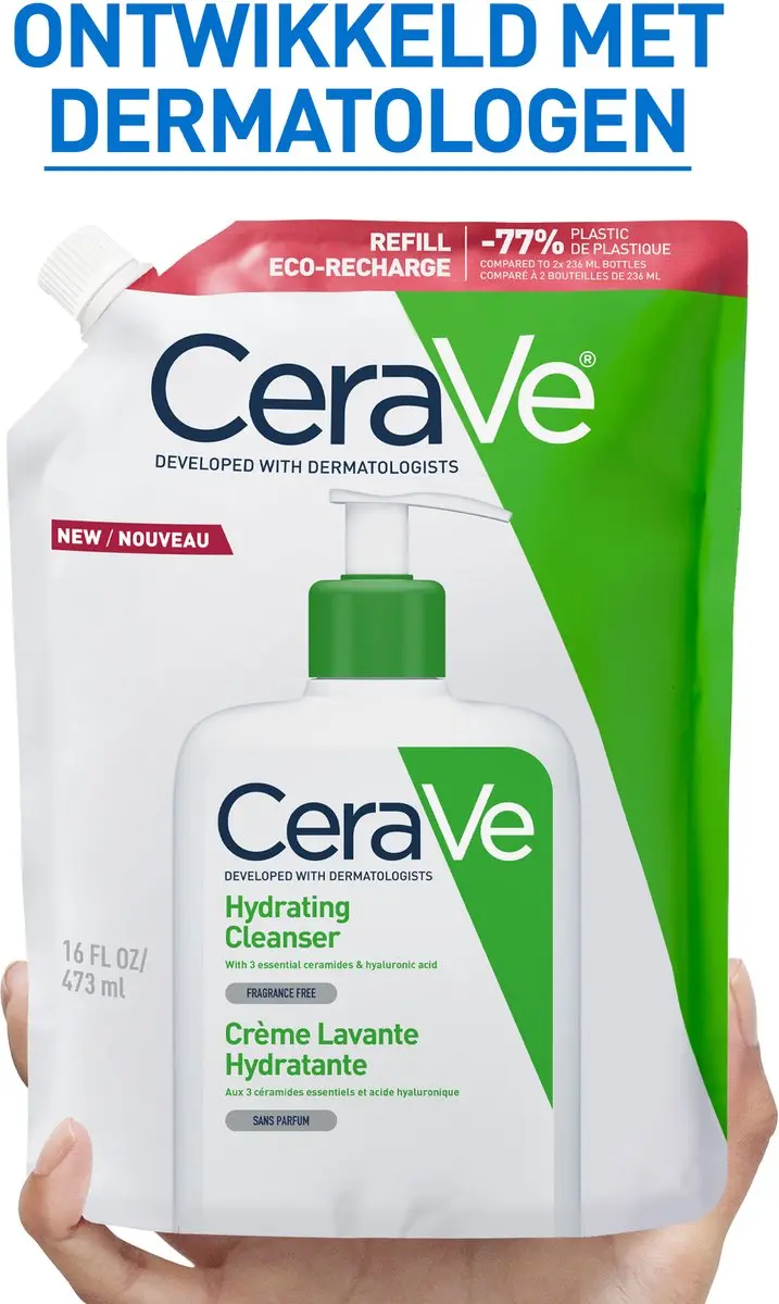 CeraVe Hydraterende Reinigingscrème 473ml - 2 Stuks