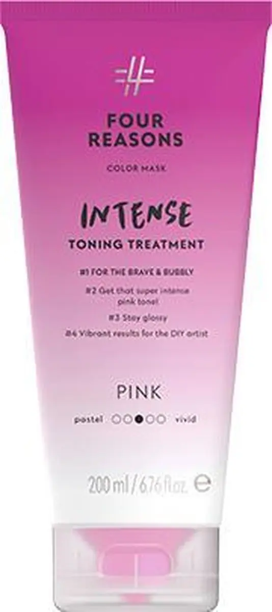 Four Reasons Color Mask Intense Toning Treatment Pink 200ml