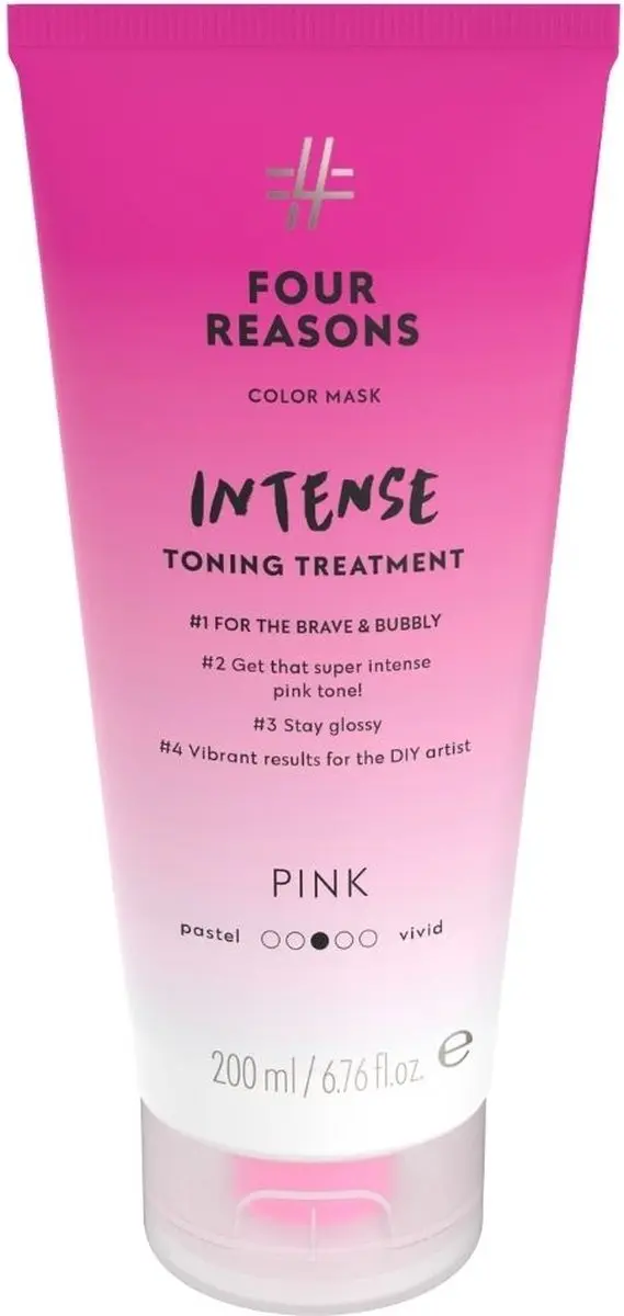 Four Reasons Color Mask Intense Toning Treatment Pink 200ml