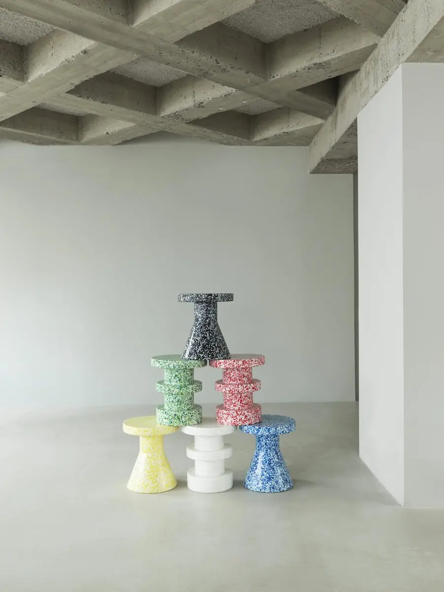 Normann Copenhagen Bit Stool Stack Bijzettafel - Rood