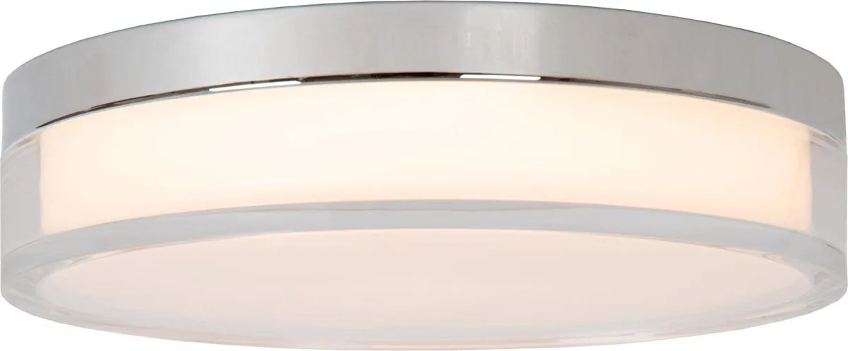 Lucide PLANO Plafonnière Badkamer - Ø23cm LED 11W 2700K/4000K IP44 - Opaal