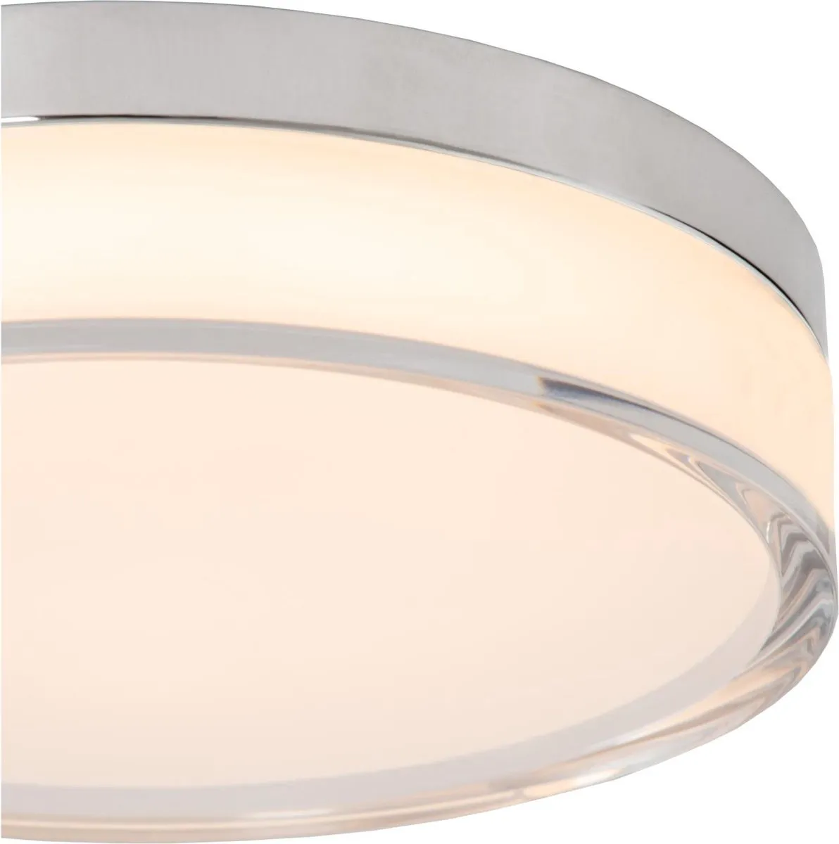 Lucide PLANO Plafonnière Badkamer - Ø23cm LED 11W 2700K/4000K IP44 - Opaal