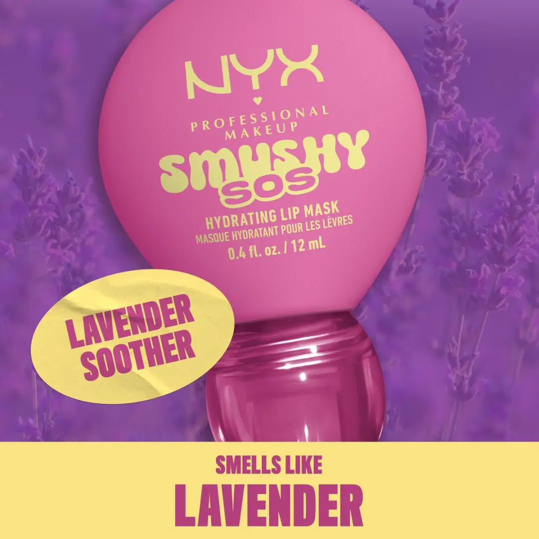 NYX Smushy SOS Lavender Soother Lipmasker 12ml - 12 uur Hydratatie