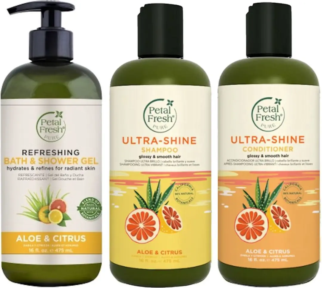 Petal Fresh Aloe & Citrus 3-in-1 Douchegel + Shampoo + Conditioner
