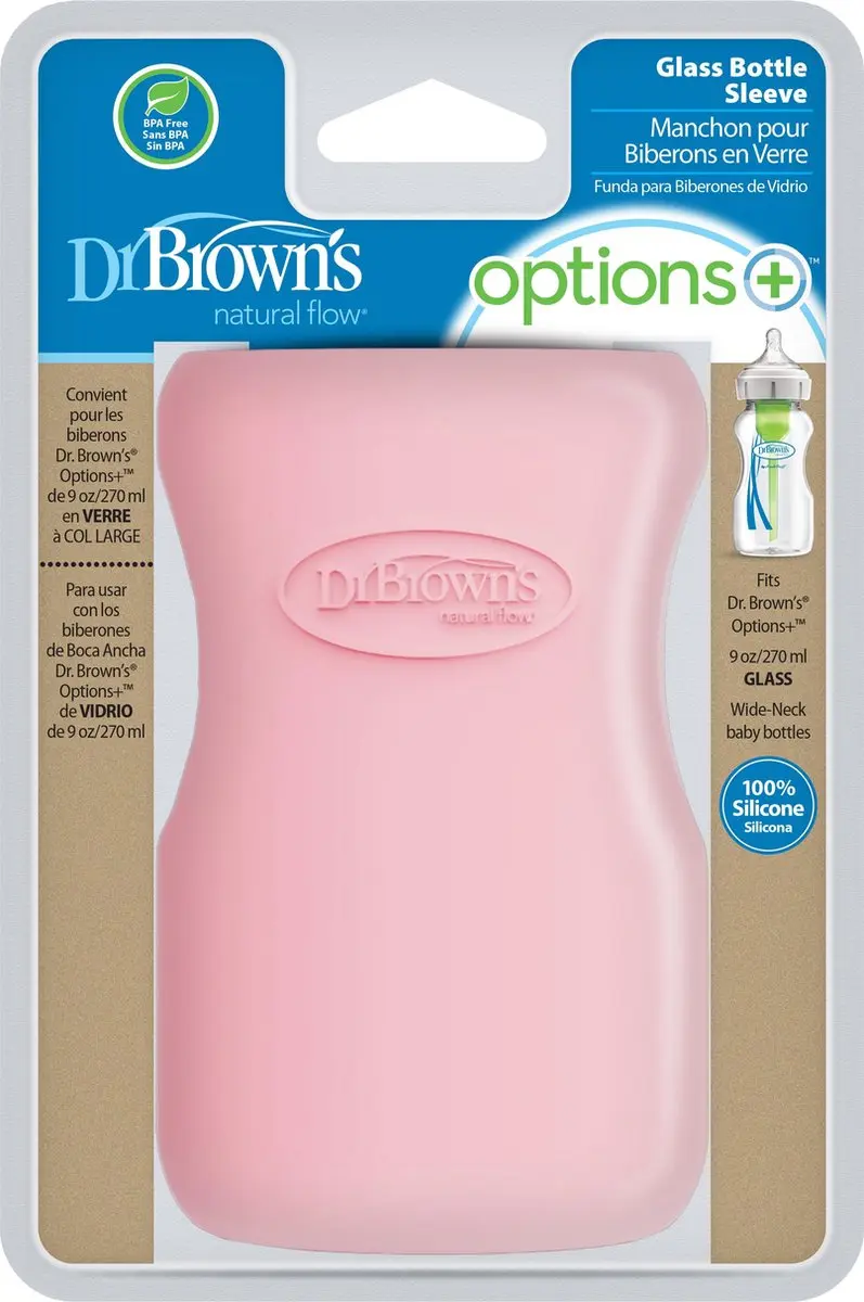 Dr. Brown's Flesbeschermer 270ml - Roze