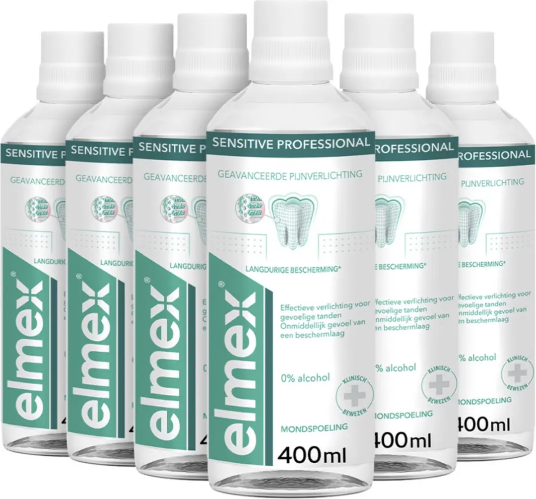 Elmex Sensitive Professional Mondspoeling 6x400ml