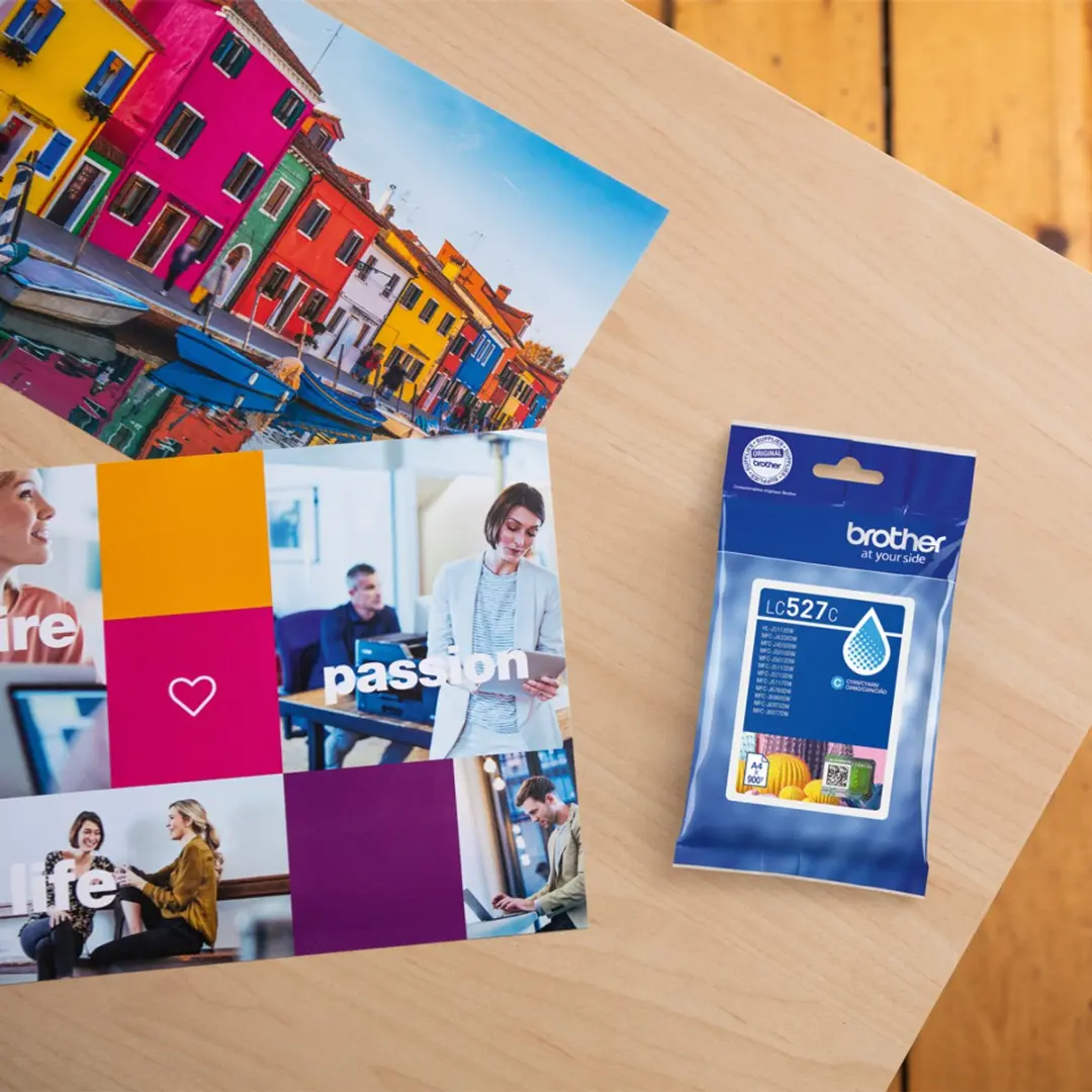 Brother LC527C Cyaan Inktcartridge - 900 pagina's - afbeelding 6 van 6
