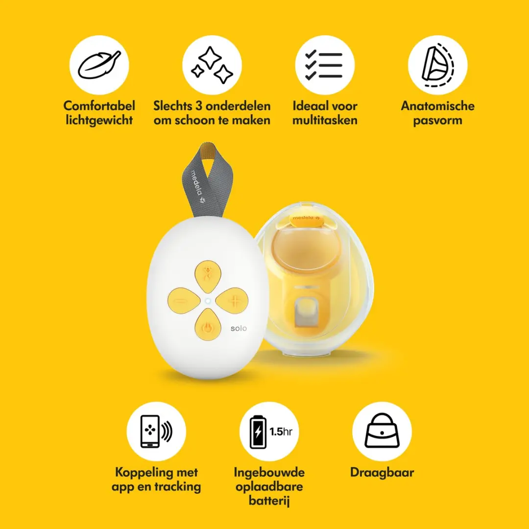Medela Solo Handsfree Borstkolf - Oplaadbaar