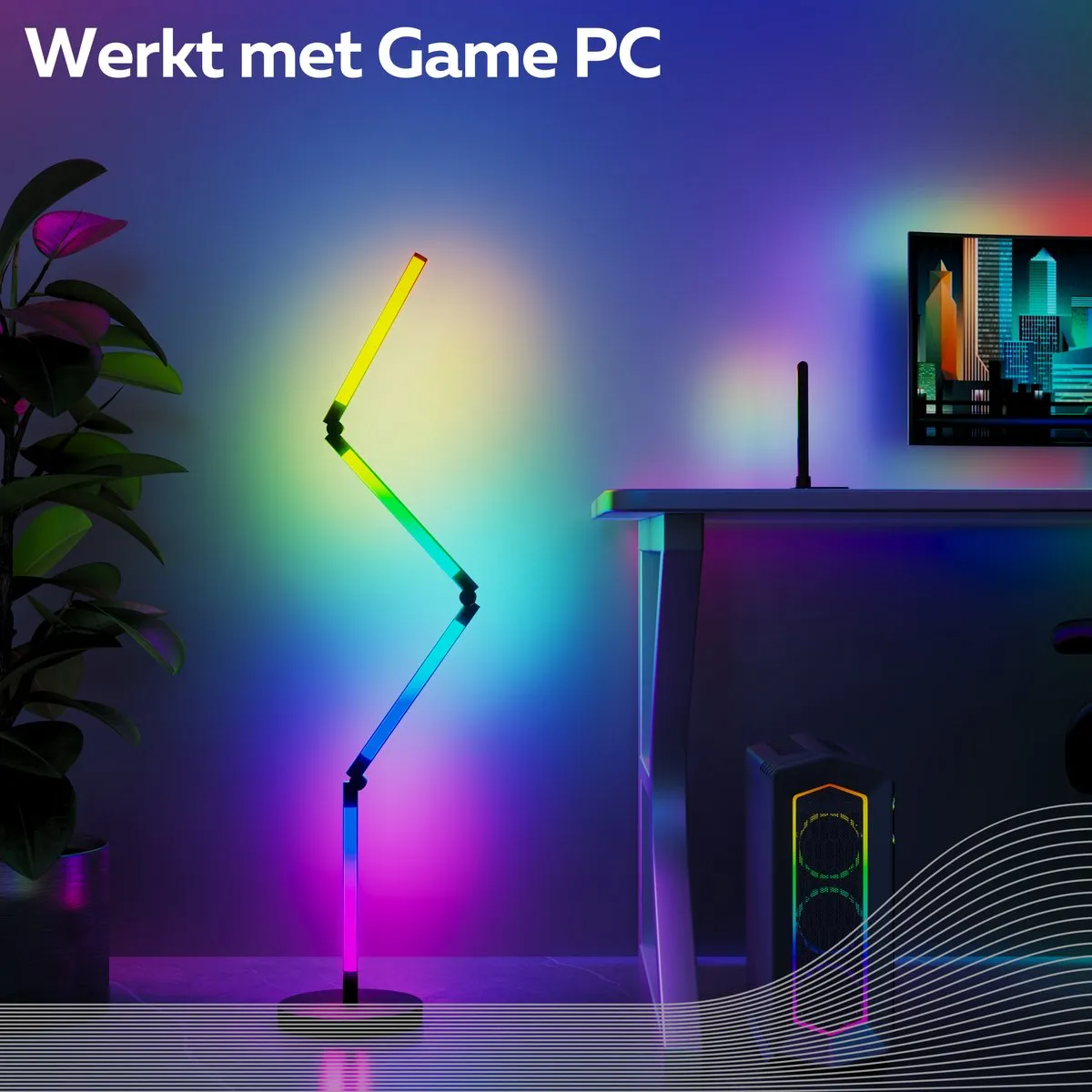 Calex Gaming LED Strip 150cm - Razer Chroma Compatibel RGBIC