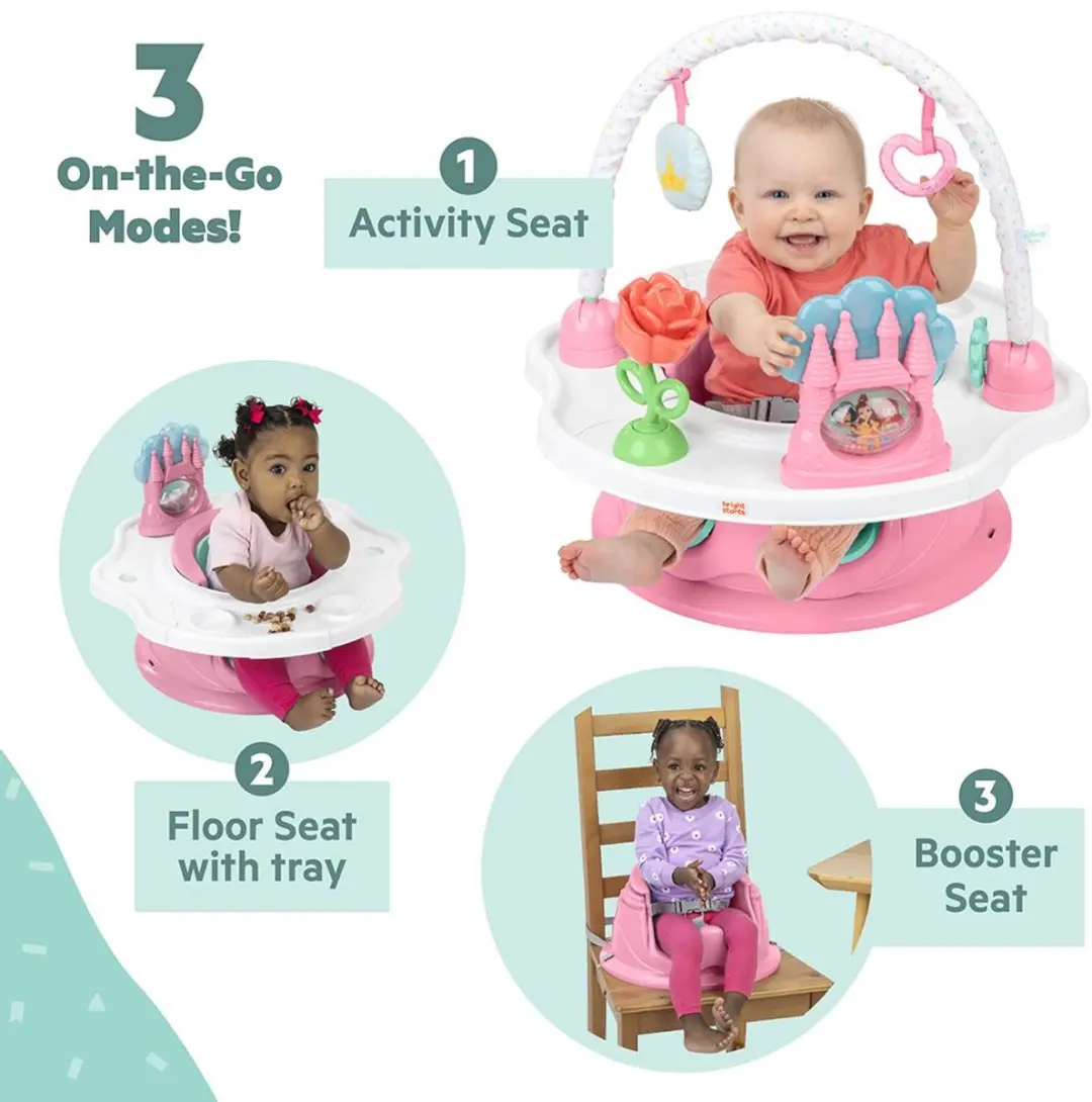 Bright Starts Disney Princess Superseat 3-in-1 - Meerkleurig