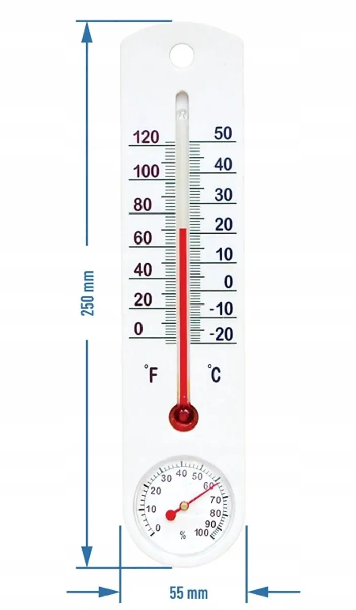 Browin Binnen Thermometer Hygrometer Wit
