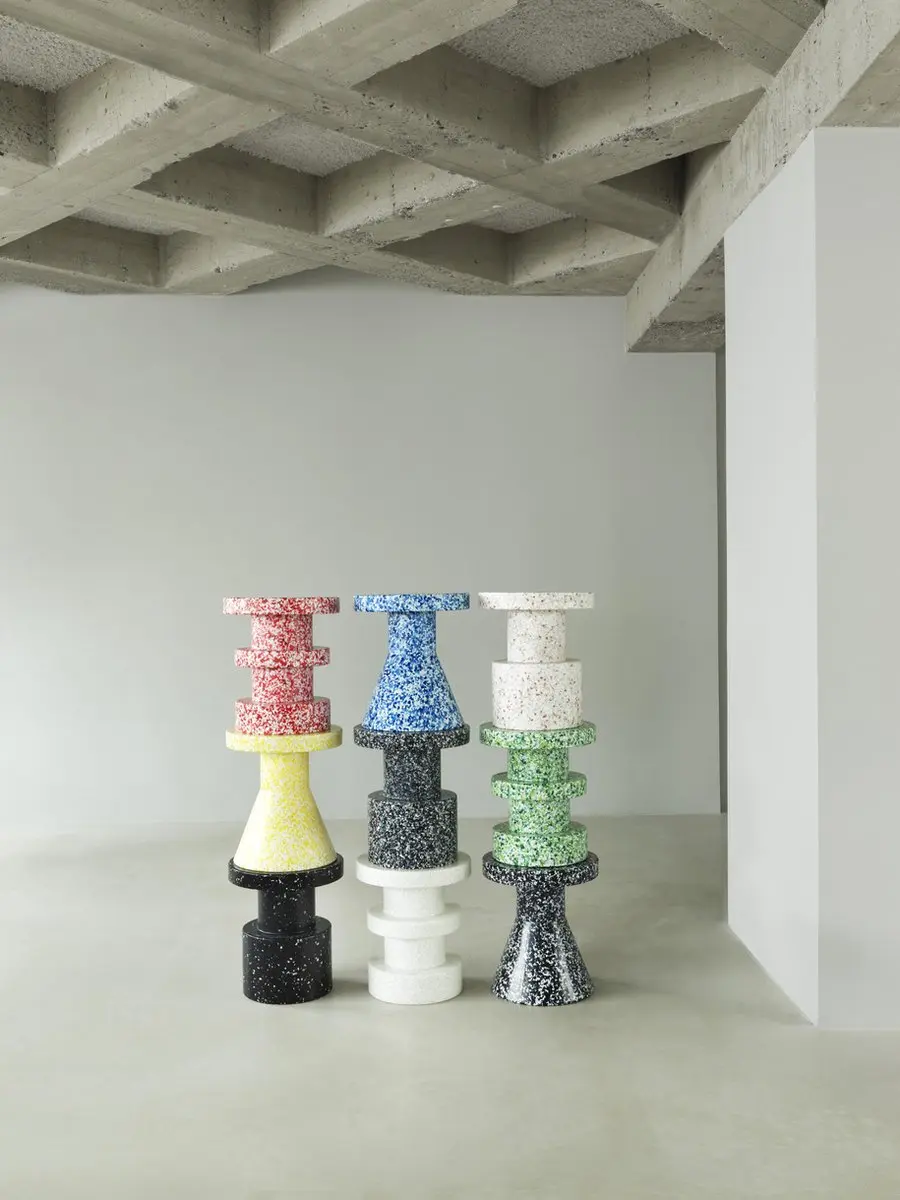 Normann Copenhagen Bit Stool Stack Bijzettafel - Groen
