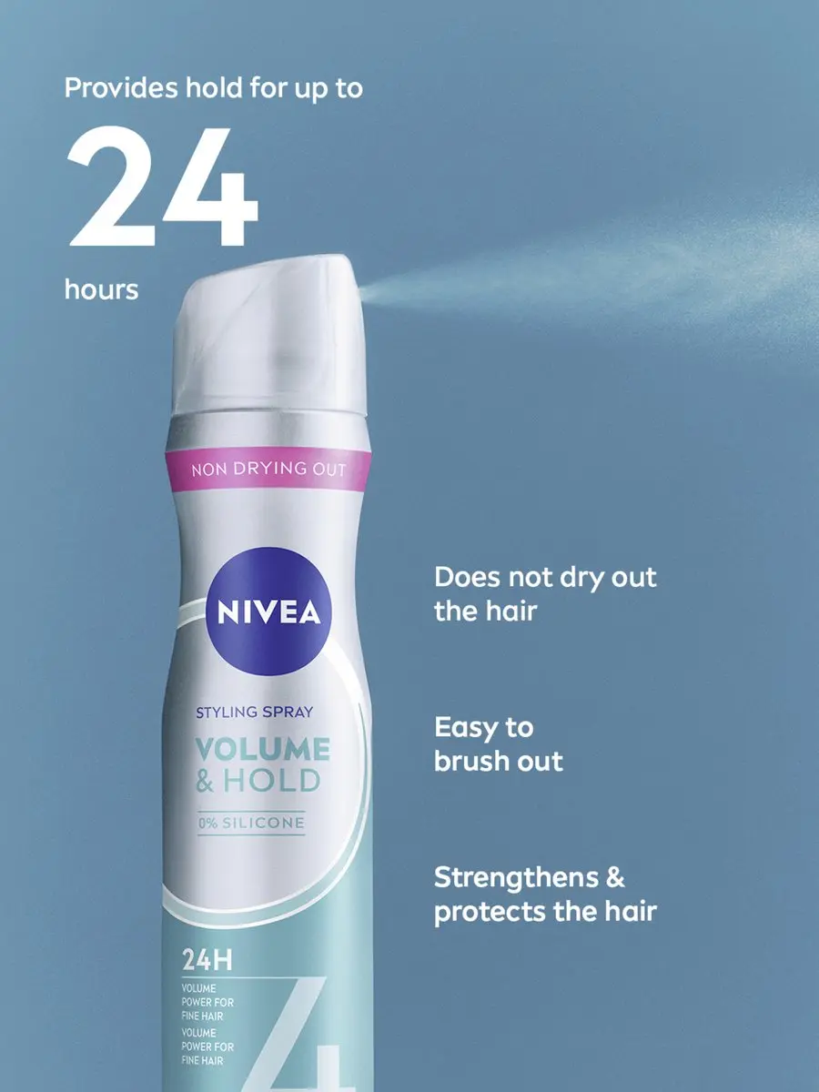 NIVEA Volume Care Haarlak 24H Fixatie - 6x250ml