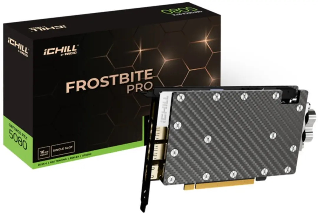 INNO3D GeForce RTX 5080 iChill Frostbite Pro 16GB - Videokaart