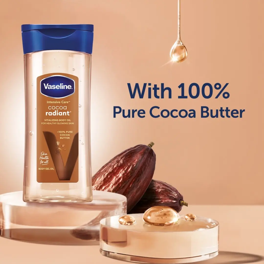 Vaseline Intensive Care Cocoa Body Oil 200ml - afbeelding 6 van 6