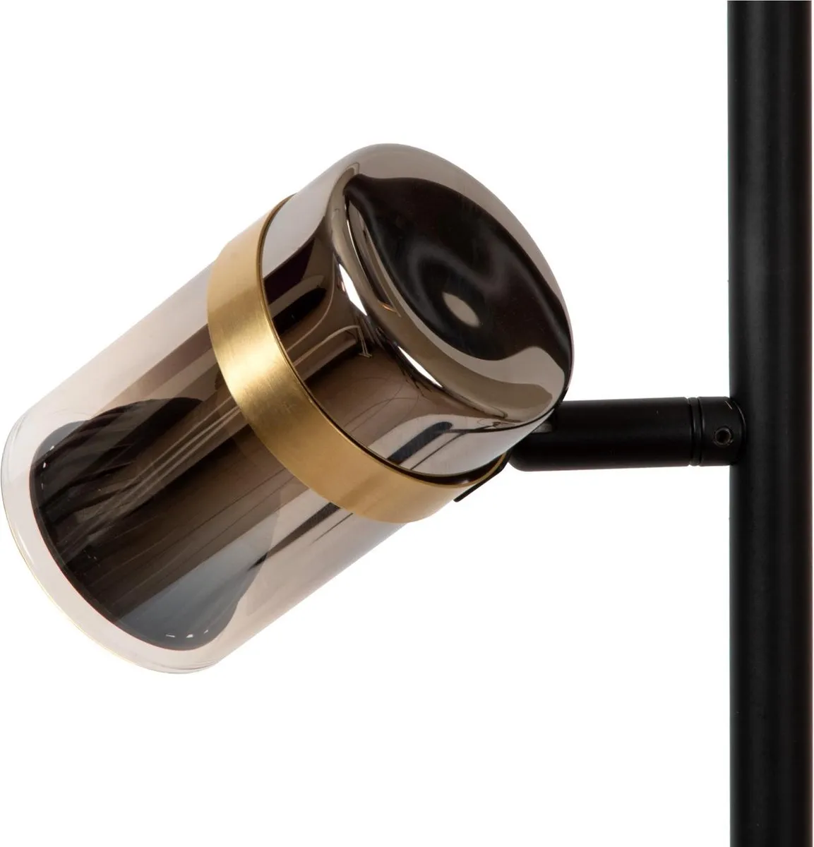Lucide Upton Vloerlamp 3xGU10 - Fumé