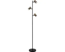 Lucide Upton Vloerlamp 3xGU10 - Fumé